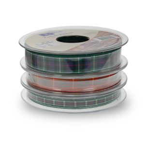 **-Ribbon Tartan-** 7mmx25mt 005 Buchanan ##-Berisfords 001190-005BUCHANAN-##