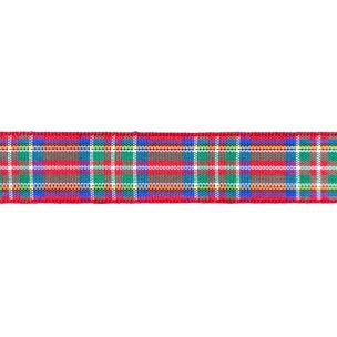 **-Ribbon Tartan-** 16mmx25mt 007 Royal Stewart ##-Berisfords 001192-007ROYAL-STEWART-##
