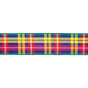 **-Ribbon Tartan-** 25mmx25mt 005 Buchanan ##-Berisfords 001193-005BUCHANAN-##