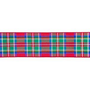 **-Ribbon Tartan-** 40mmx25mt 007 Royal Stewart ##-Berisfords 001194-007ROYAL-STEWART-##