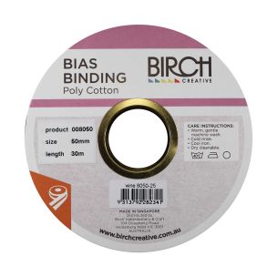 **-Bias Polycotton 50mmx30mt Reel-** ##-Birch Creative 008050-##