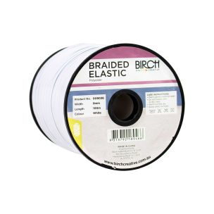 **-Elastic Braided Roll 9mmx100mt-** ##-Birch Creative 009036-##
