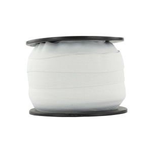 **-Elastic Knitted 25mmx50mt-** White ##-Birch Creative 009077-##