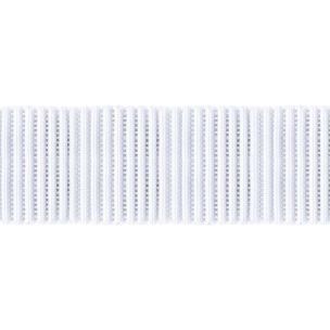 **-Elastic Ribbed Bat 32mmx10mt-** White ##-Birch Creative 009118-##