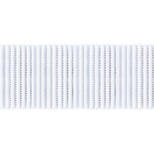 **-Elastic Ribbed Bat 38mmx10mt-** White ##-Birch Creative 009119-##