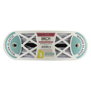 **-Elastic Swimwear Woven White 10mmx100m-** ##-Birch Creative 009209-##