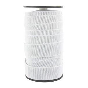 **-Elastic Ribbed 50mmx30mt-** White ##-Birch Creative 009485-##