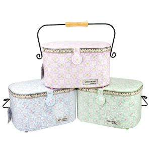 **-Gutermann x Birch Summer Loft Sewing Basket Medium Oval 31x18x21cm-** ##-Gutermann 010977-##