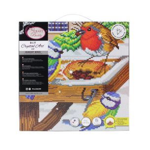 **-Craft Buddy Crystal Art Kit Hungry Birds 30x30cm-** ##-Craft Buddy 020950-HUNGRY-BIRDS-##