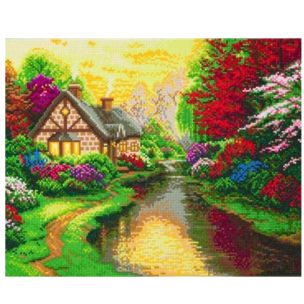 **-Craft Buddy Crystal Art Kit A Quiet Evening 40x50cm-** ##-Craft Buddy 020951-A-QUIET-EVENING-##