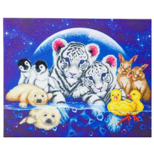 **-Craft Buddy Crystal Art Kit Moonlight Fantasy 40x50cm-** ##-Craft Buddy 020951-MOONLIGHT-FANTASY-##