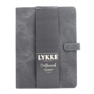 **-Lykke Straight Knitting Needle Set 14in-** Grey Denim ##-Lykke 031540-##