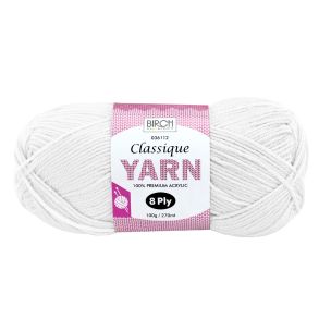 **-Birch Classique Knitting Yarn 100% Premium Acrylic 100g Ball 8ply 10pk-** ##-Birch Creative 036112-##