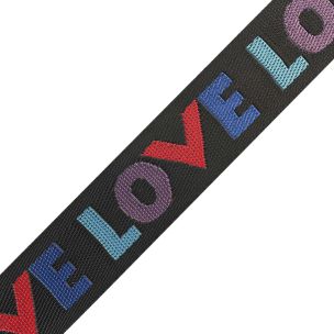 **-Tape Woven Love 38mmx21.5mt-** ##-Stephanoise 110038-##