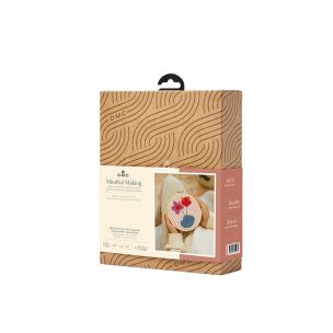 **-Dmc Mindful Making Punch Needle Kit-** The Gentle Flowers 15x15cm ##-Dmc 119166-PN005K-##
