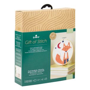 **-Dmc Gift Of Stitch-** Flossie Fox Punch Needle Kit 15.7cmx15.7cm ##-Dmc 119212-PN007K-##