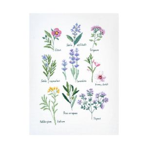 **-Dmc Designer Cross Stitch Kit-** Nathalie Herbs 23.7x35cm ##-Dmc 119227-BK1978-##