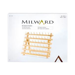 **-Milward Spool Rack 60 Pegs Pine Wood 13 X 39.8 X 29cm-** ##-Milwards 2511419-##