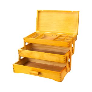 **-Milward Craft Box Cantilever Pine Wood 17 X 37 X 22.6cm-** ##-Milwards 2519013-##