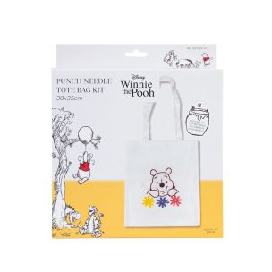 **-Disney Punch Needle Tote 30x35cm-** Pooh ##-Disney 483010-08-##