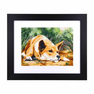 **-Natalie Jane Parker Counted Cross Stitch Kit-** Dingo 33x24cm ##-Leuts 583101-NJP-003-##