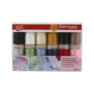 **-Gutermann Sewing Kit Quilting 200m X 12-** ##-Gutermann 731191-1-##