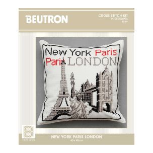 **-New York Paris London Cs 40x40cm-** ##-Beutron 8069-##