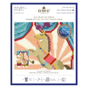 **-Dmc Cross Stitch Kit-** Circus Horse 15.25x20.7cm ##-Dmc BK1857-##