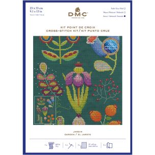 **-Dmc Cross Stitch Kit-** Garden 14ct 23x33cm ##-Dmc BK1933-##