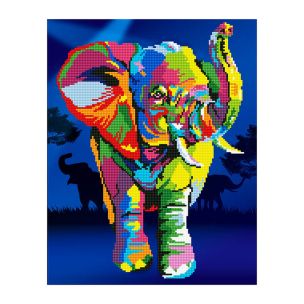 **-Diamond Dotz Crystal Art Kit-** Diamond Art Elephants, 47 x 37cm ##-Diamond Dotz DA-50457-##