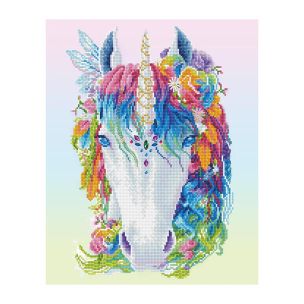 **-Diamond Dotz Crystal Art Kit-** Mystic Unicorn, 51 x 41cm ##-Diamond Dotz DD11-004-##