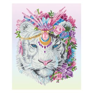 **-Diamond Dotz Crystal Art Kit-** Bohemian Tiger, 51 x 41cm ##-Diamond Dotz DD11-023-##