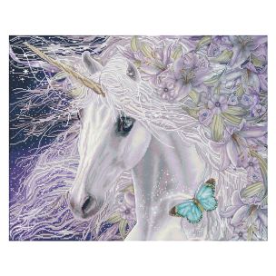 **-Diamond Dotz Crystal Art Kit-** Lillicorn, 67 x 84cm ##-Diamond Dotz DD15-028-##