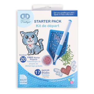 **-Diamond Dotz Crystal Art Kit-** Designer Dotz Starter Kit 1, A4 Size Substratescm ##-Diamond Dotz DDA-044-##