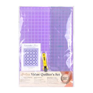 **-Quilt Club Sew Easy Value Pack Large Cutting Matt 16 X 24 Ruler 6 X 24-** ##-Sew Easy ER4116-##