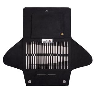 **-Addi Set-** Knitting Needle Assorted Pouch Addiclick Basic 10 Tips 3 Cord 1 Connect ##-Addi MAA650-SET-##