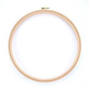 **-Nurge Embroidery Hoop-** Wooden Screwed 24mm Beechwood 12/310mm ##-Nurge MN120-8-##