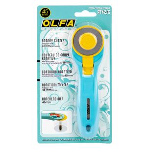 **-Olfa 45mm Rotary Cutter Aqua Rty-** 2/C ##-Olfa OL4114-B-##