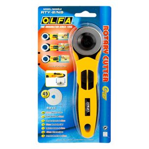 **-Olfa 45mm Rotary Cutter Comfort Grip Rty-** 2/Ns ##-Olfa OL4155-##
