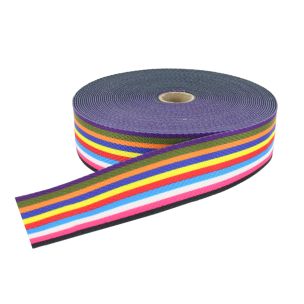 **-Double Faced Strapping 50mmx15mt-** Col.6 Stripes ##-Stephanoise S01101-06-##