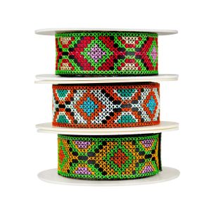 **-Jacquard Galon Iron-** On Inca Design 35mmx5.5m ##-Stephanoise S04667-##