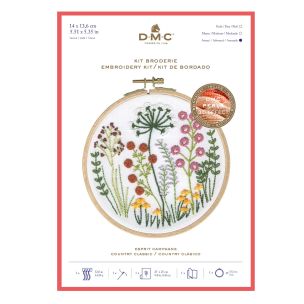 **-Dmc Perle 5 Embroidery Kit-** Country Classic 15.5cm With Hoop ##-Dmc TB151-##