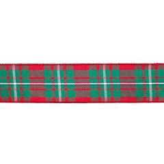 **-Ribbon Tartan-** 25mmx25mt 004 Macgregor ##-Berisfords 001193-004MACGREGOR-##