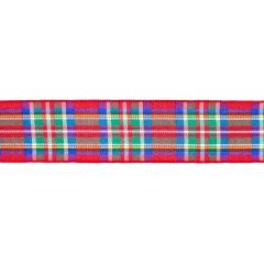 **-Ribbon Tartan-** 25mmx25mt 007 Royal Stewart ##-Berisfords 001193-007ROYAL-STEWART-##