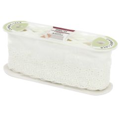 **-Lace Cambric 100mm X 13.7mt-** White ##-Birch Creative 002505-##