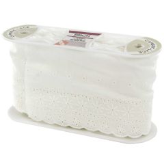 **-Lace Cambric 150mm X 13.7mt-** White ##-Birch Creative 002507-##