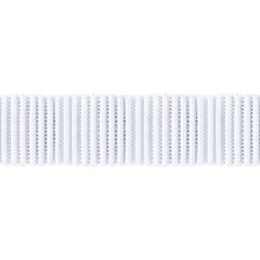 **-Elastic Ribbed 25mmx50mt-** White ##-Birch Creative 009482-##