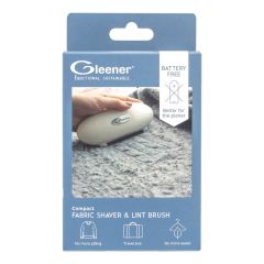 **-Gleener Compact Fabric Shaver And Lint Brush-** White ##-Gleener 12261-##