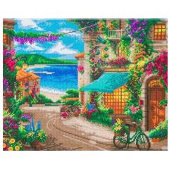 **-Craft Buddy Crystal Art Kit Italian Cafe 40x50cm-** ##-Craft Buddy 020951-ITALIAN-CAFE-##