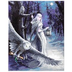 **-Craft Buddy Crystal Art Kit Midnight Messenger 40x50cm-** ##-Craft Buddy 020951-MIDNIGHT-MESSENGER-##